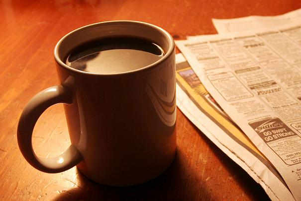 Coffee and Newspaper