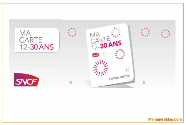 La SNCF relance de nouvelles cartes 12/30 ans