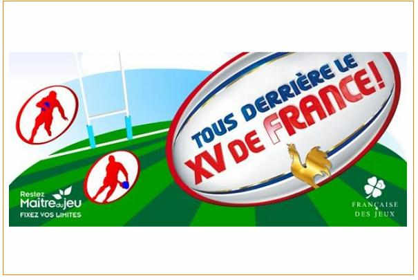 La Française des Jeux réitère son jeu de grattage dédié aux amateurs de rugby