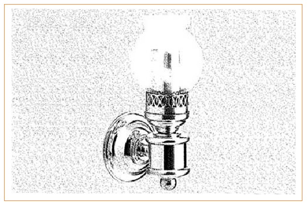 Rappel d’appliques murales en laiton poli de marque Cristalmer