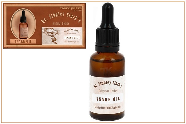 Rappel de flacons e-liquide Snake Oil pour cigarette électronique de marque TMAX – Dr Stanley Clark’s