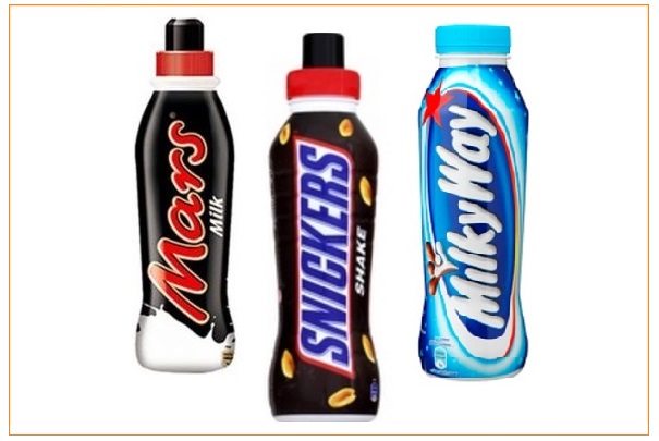 Rappel de boissons chocolatées Mars, Snickers, Milky Way et Bounty vendues chez Auchan