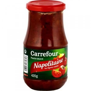 Rappel de Pasta sauce Napolitaine chez Carrefour