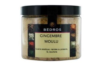 Rappel de Gingembre moulu de marque BEDROS