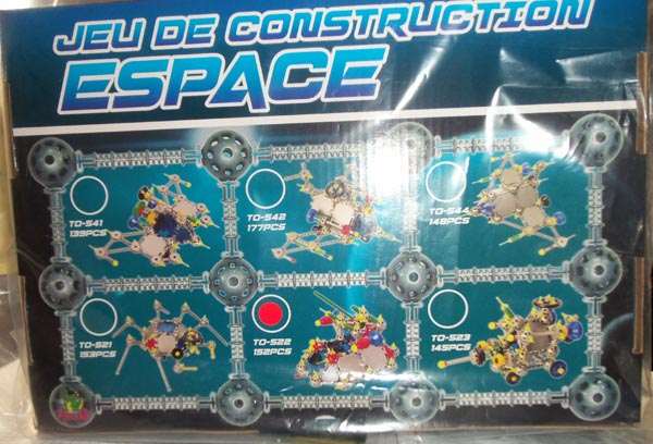 Rappel de jeux de construction espace de marque PLAYLAND