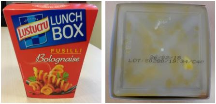 Rappel lunch Box Fusilli Bolo de marque LUSTUCRU