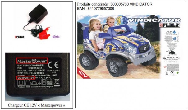 Rappel d’un QUAD VINDICATOR 12V